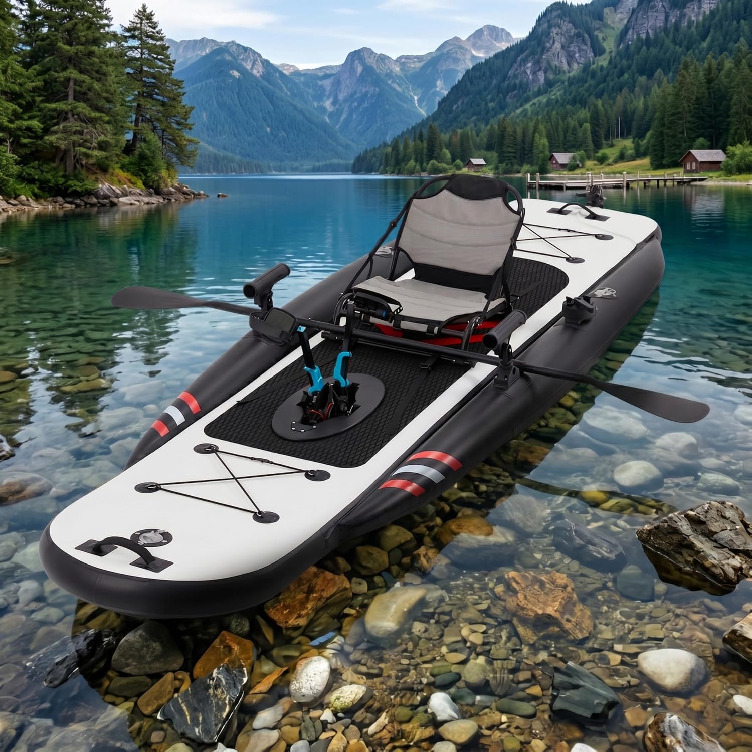 Caiaque Inflável Premium de PV - Fishing Kayak Inflatable avaliação e preço